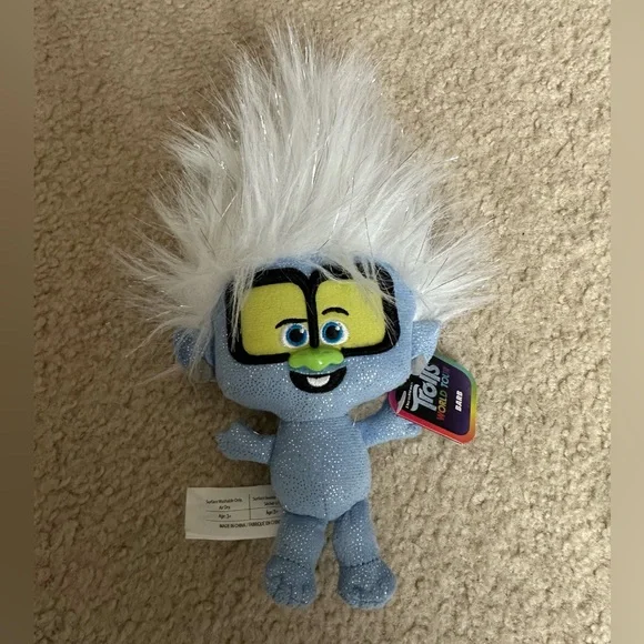 Lot of 3 Dreamworks plush trolls from Trolls World Tour - Picture 7 of 7